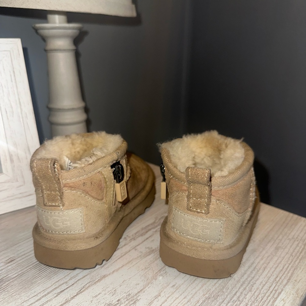 UGG Ultra Mini Tan Toddler Boots